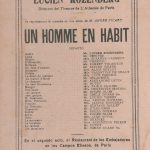 1921 Cía. Dramática Francesa Rozenberg - Un Homme en habit