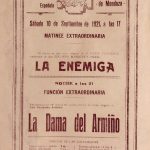 1921 Cía. Guerrero Díaz de Mendoza - La Enemiga - La dama del Armiño