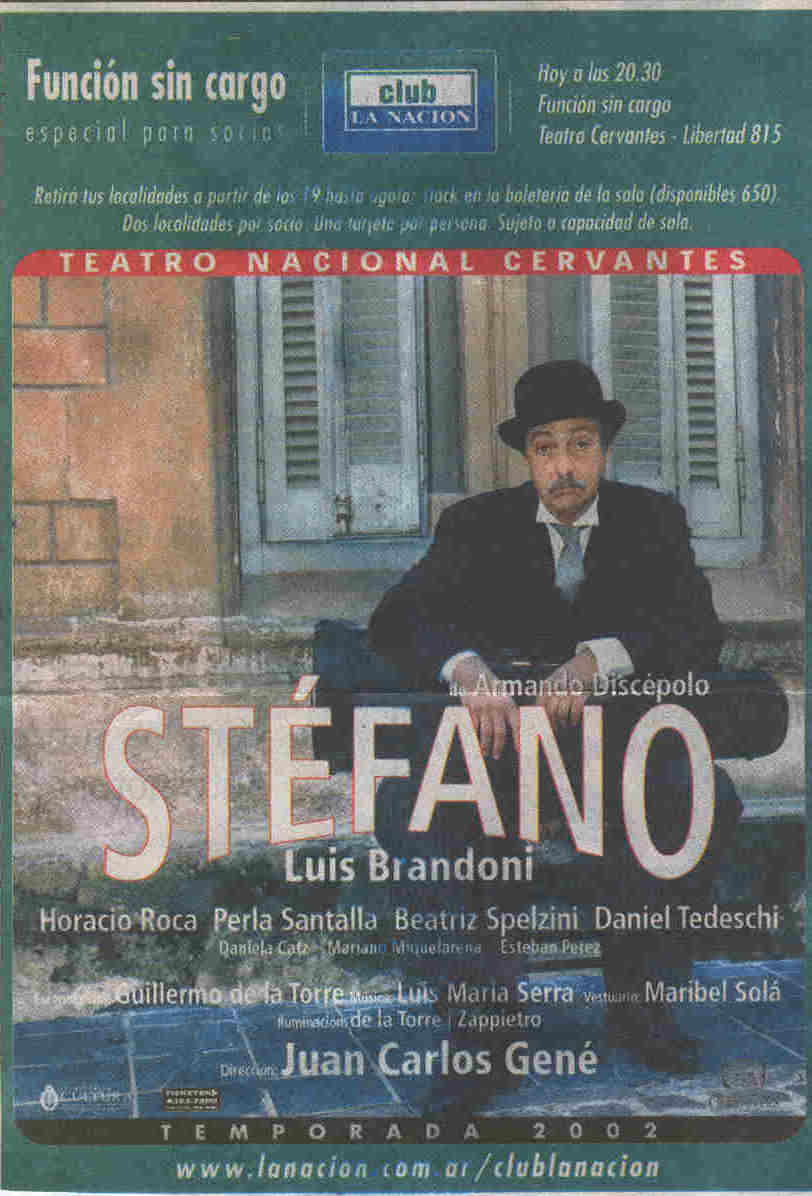 2002 Stéfano 02 09 26 aviso LA NACION