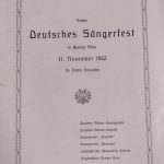 1922 Erstes Deutsches Sängerfest