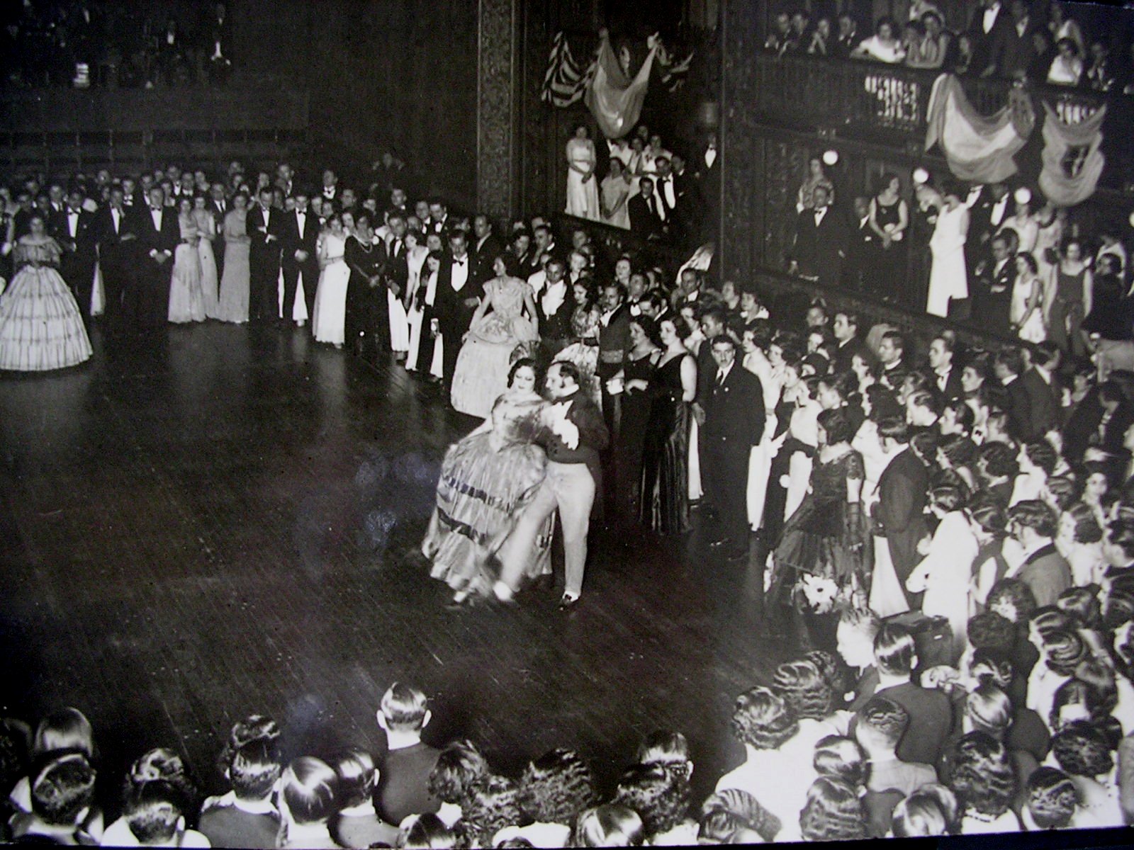 Baile / Platea de la actual Sala María Guerrero