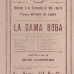 1921 Cía. Guerrero Díaz de Mendoza- La Dama Boba La Dama del Armiño