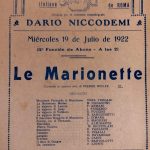 1922 Cía.Niccodemi - Le Marionette