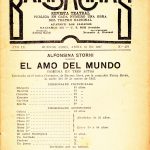 1927 El amo del mundo de Alfonsina Storni - Rev. Bambalinas - página interior