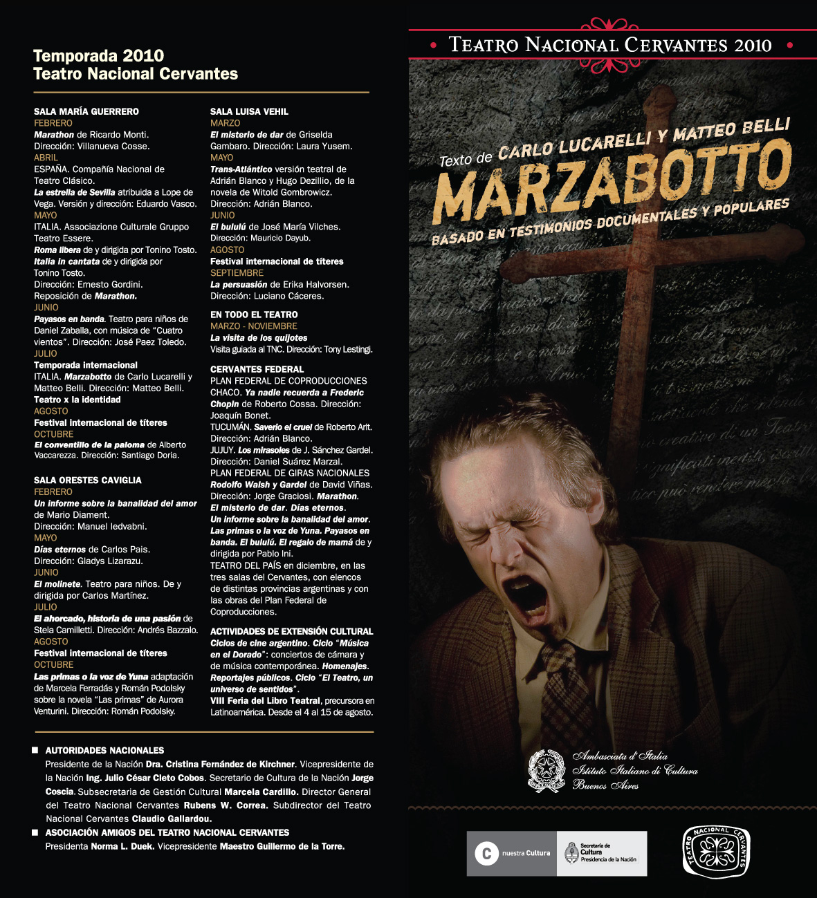 2010 Marzabotto - Programa FRENTE
