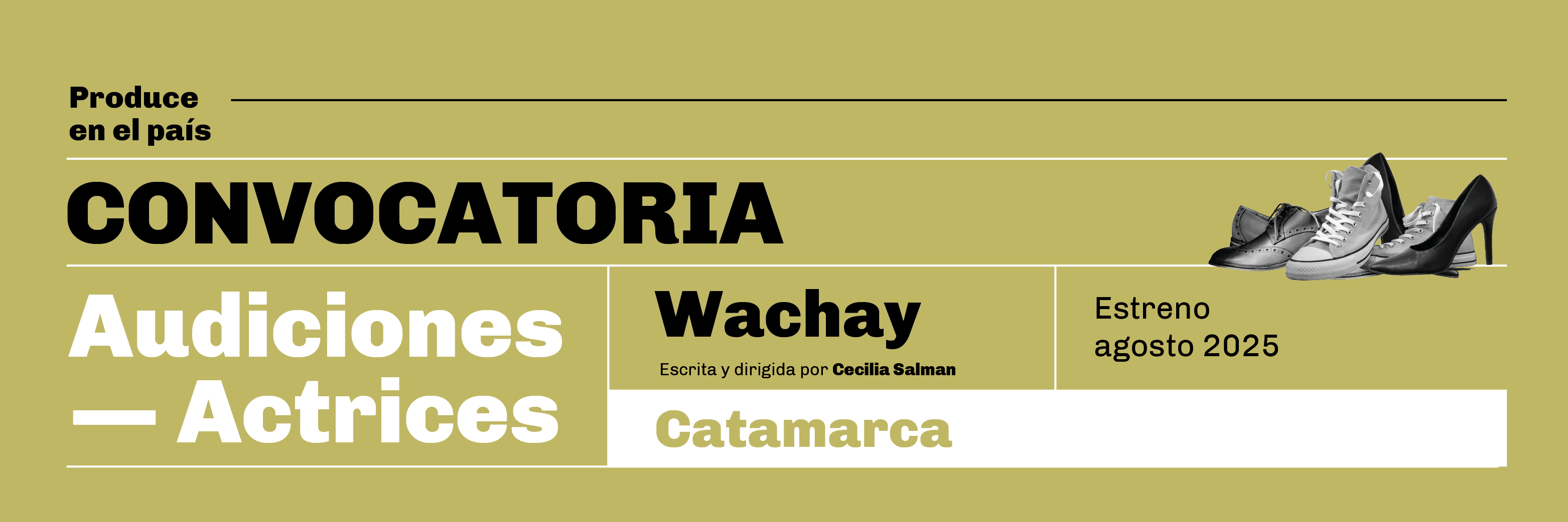 Convocatoria actrices – Wachay | CATAMARCA