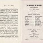 1962 El Caballero de Olmedo