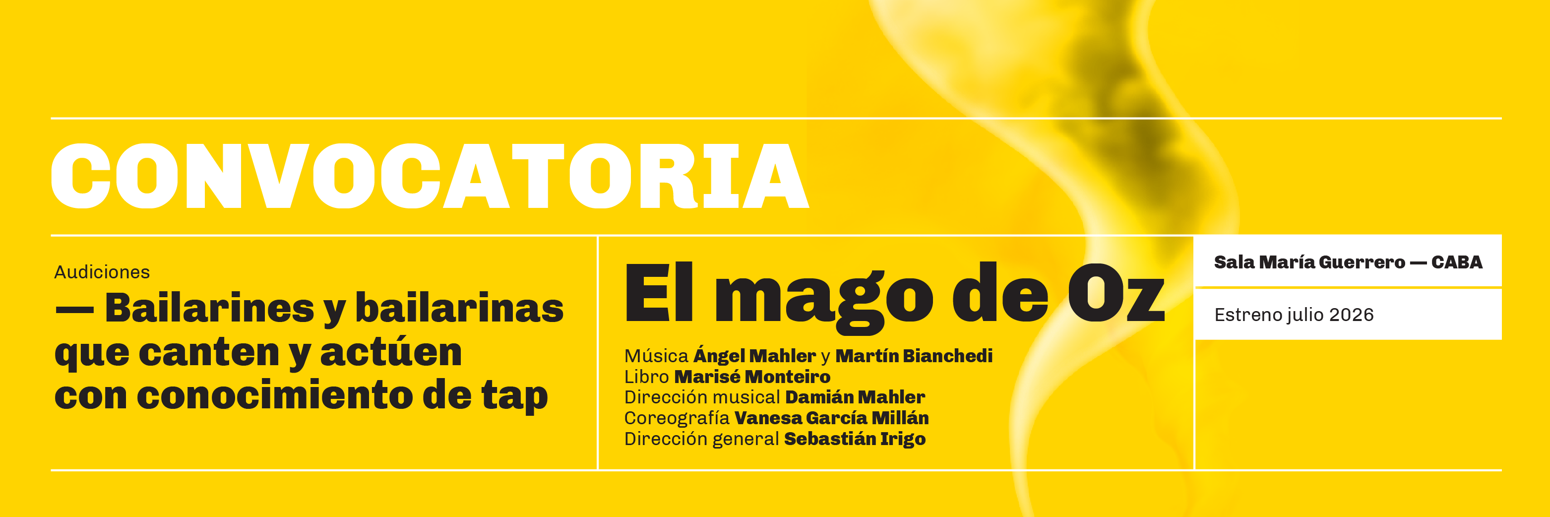 Convocatoria a audiciones | El Mago de Oz