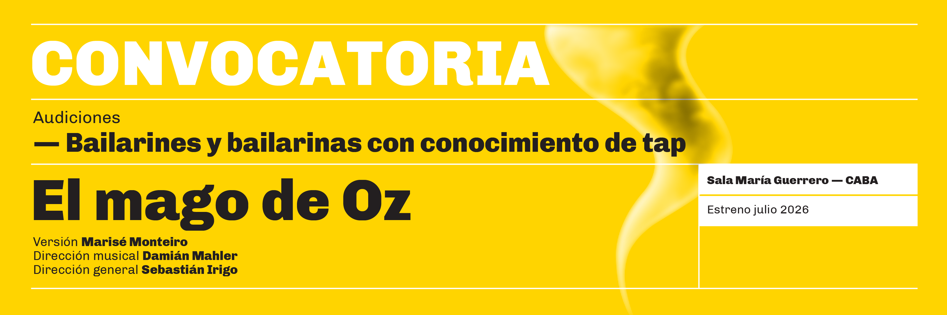 Convocatoria a audiciones | El Mago de Oz